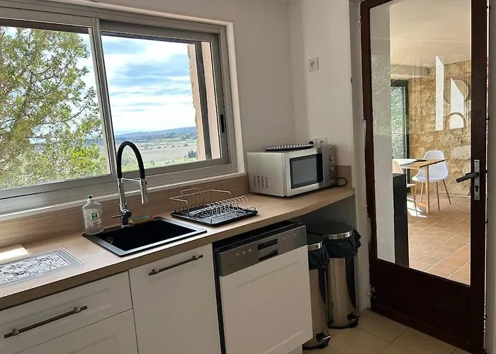 Appartement Grand T2 Bis Avec Terrasse Et Vue Portel-des-Corbieres